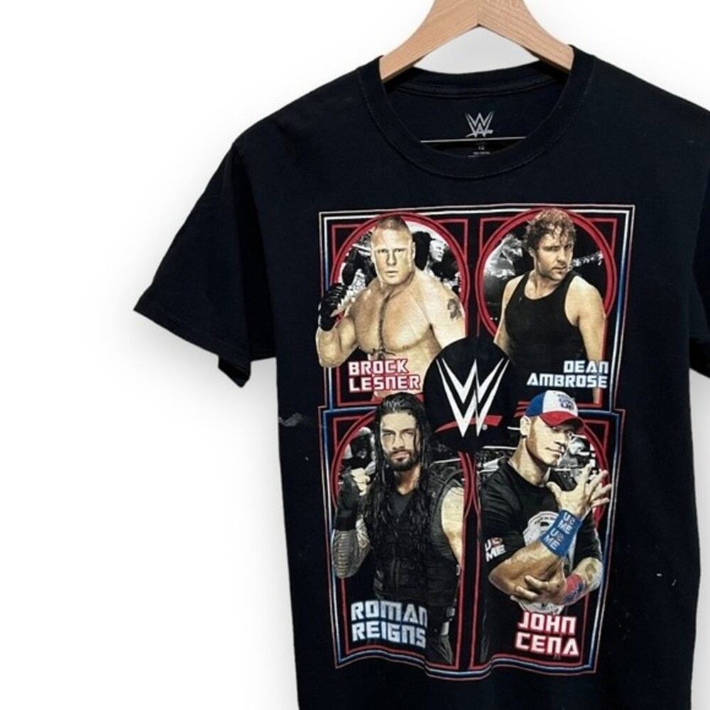 WWE Roman Reigns John Cena Brock Lesner Dean Ambrose T-Shirt Youth XXL 18